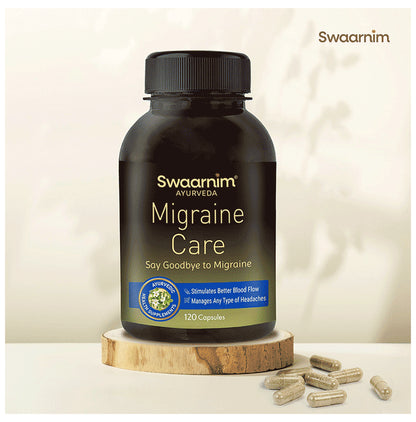 Swaarnim Ayurevda Migraine Care Capsule (120 Each)