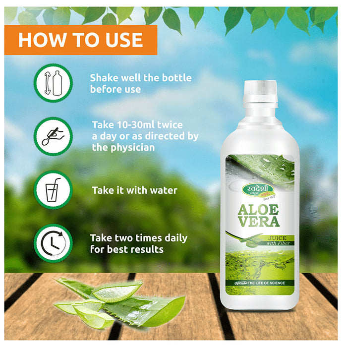 Swadeshi Aloe Vera Juice with Fibre
