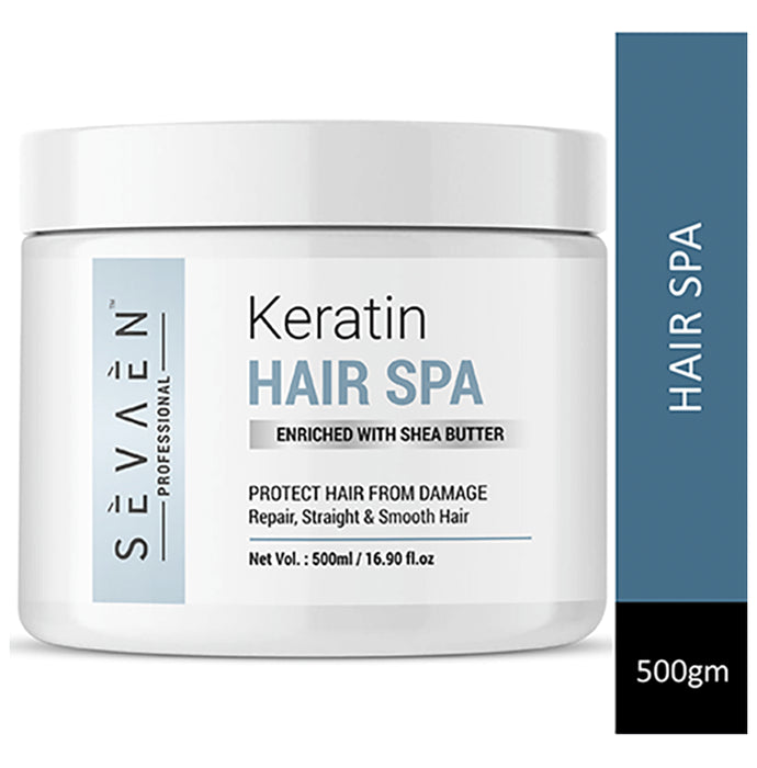 Sevaen Professional Keratin Hair Spa Cream - Classic Derma