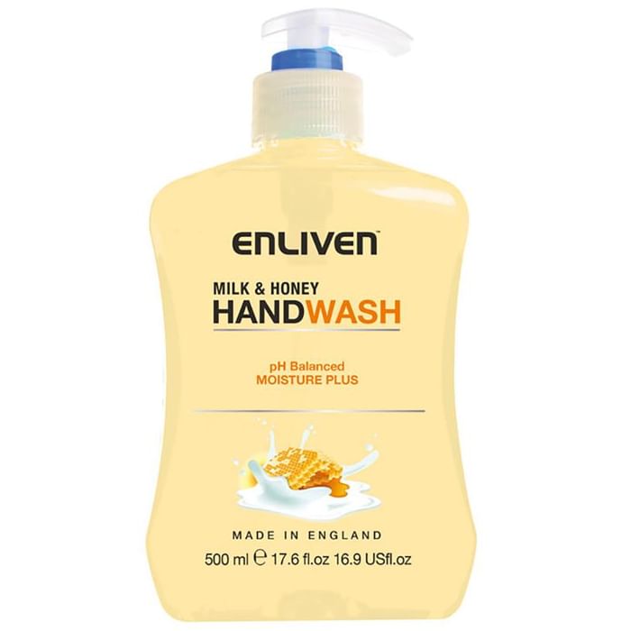 Enliven Anti Bacterial Handwash Milk and Honey - Classic Derma