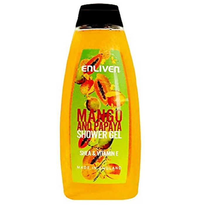 Enliven Fruit Shower Gel Mango and Papaya - Classic Derma