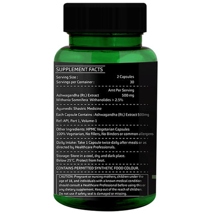 The Minies Naturals Ashwagandha Vegan Capsule