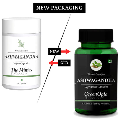 The Minies Naturals Ashwagandha Vegan Capsule