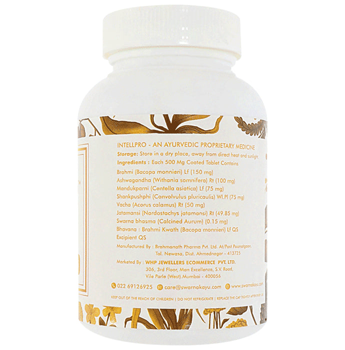 Swarnakayu Intellpro Brain Tonic Swarna Bhasma & Brahmi