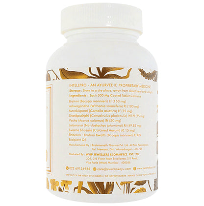 Swarnakayu Intellpro Brain Tonic Swarna Bhasma & Brahmi