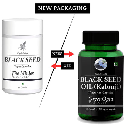 The Minies Naturals Blackseed Vegan Capsule