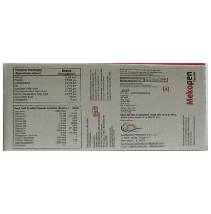 Mekopen Softgel Capsule