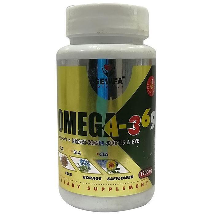 Sewfa Naturals Omega 369 1200mg Softgel Capsule - Classic Derma
