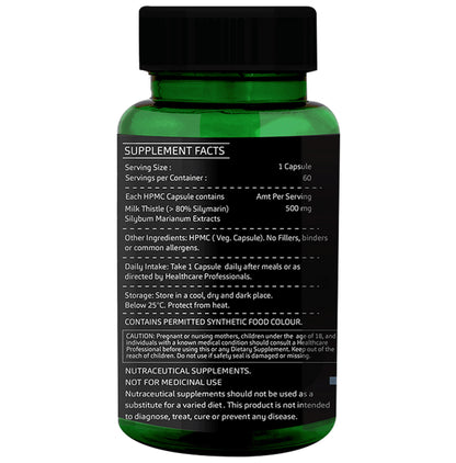 The Minies Naturals Milk Thistle Vegan Capsule
