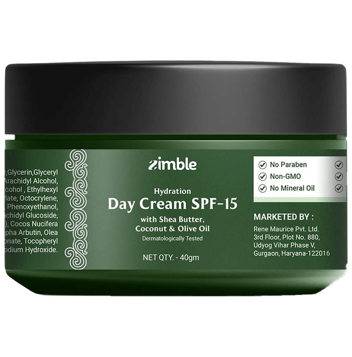 Zimble Hydaration Day Cream SPF 15 - Classic Derma