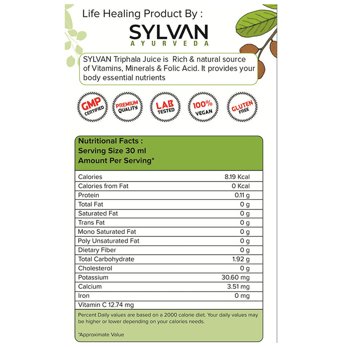 Sylvan Ayurveda Triphala Juice(1 Ltr Each)