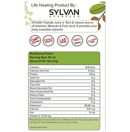 Sylvan Ayurveda Triphala Juice(1 Ltr Each)