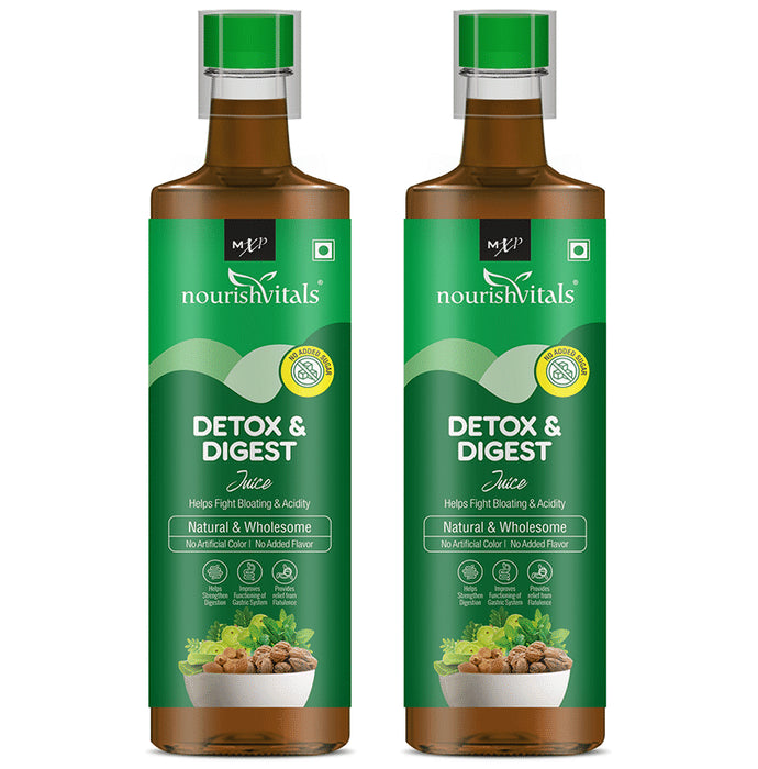 NourishVitals Detox & Digest Juice (500ml Each)