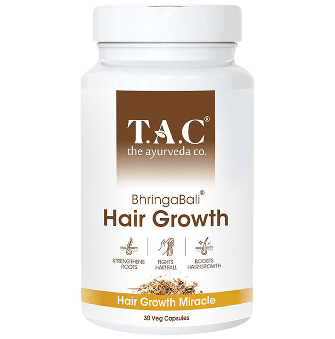 TAC The Ayurveda Co. BhringaBali Hair Growth Veg Capsule - Classic Derma