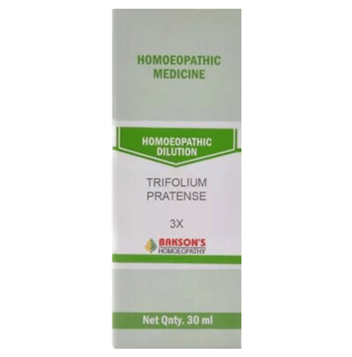 Bakson's Homeopathy Trifolium Pratense Dilution 3X - Classic Derma