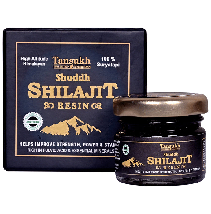 Tansukh Shuddh Shilajit Resin - Classic Derma