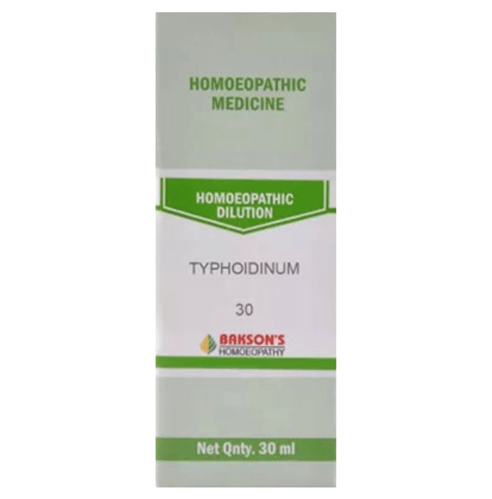 Bakson's Homeopathy Typhoidiunum Dilution 30 - Classic Derma