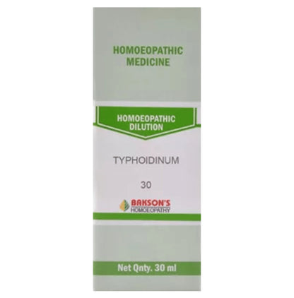 Bakson's Homeopathy Typhoidiunum Dilution 30 - Classic Derma