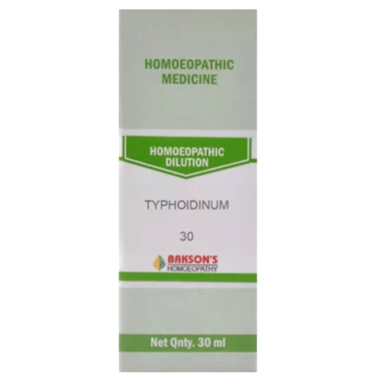 Bakson's Homeopathy Typhoidiunum Dilution 30 - Classic Derma
