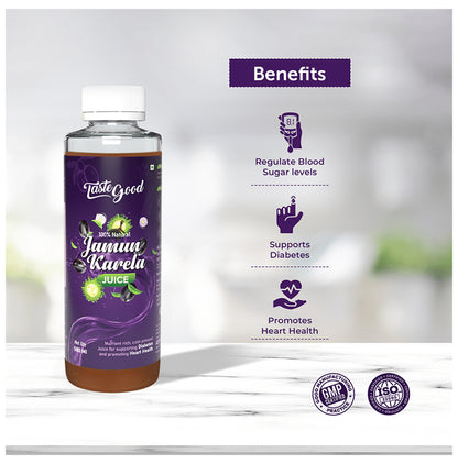 Taste Good 100% Natural Jamun Karela Juice (500ml Each)