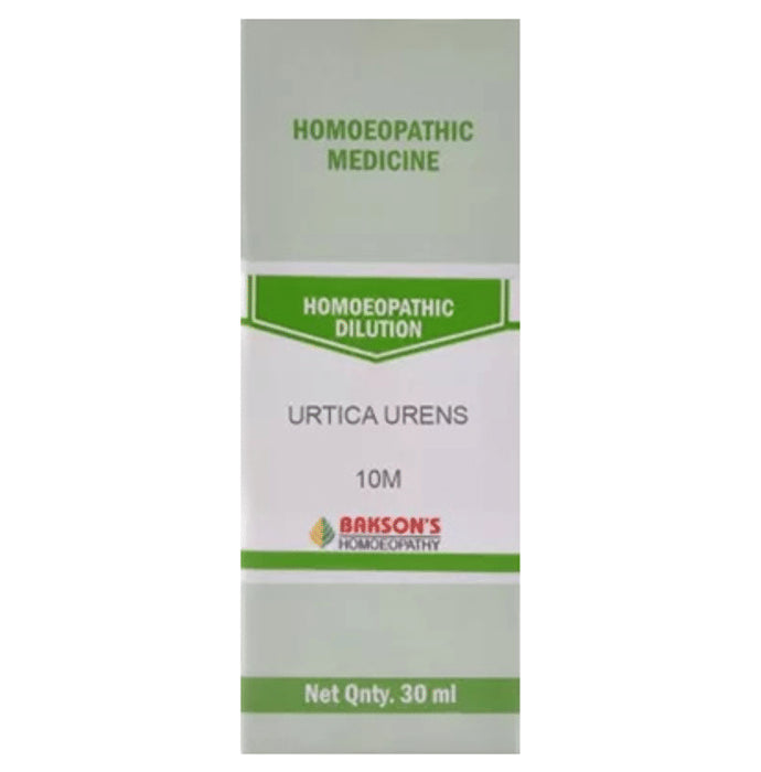 Bakson's Homeopathy Urtica Urens Dilution 10M - Classic Derma