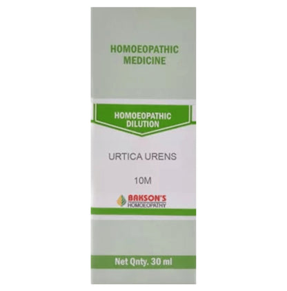 Bakson's Homeopathy Urtica Urens Dilution 10M - Classic Derma