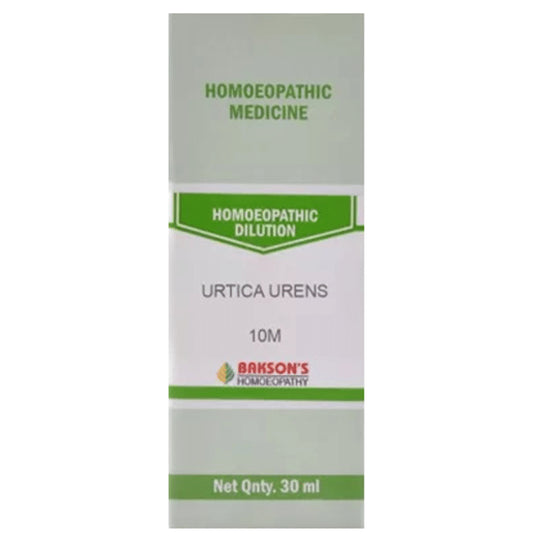 Bakson's Homeopathy Urtica Urens Dilution 10M - Classic Derma
