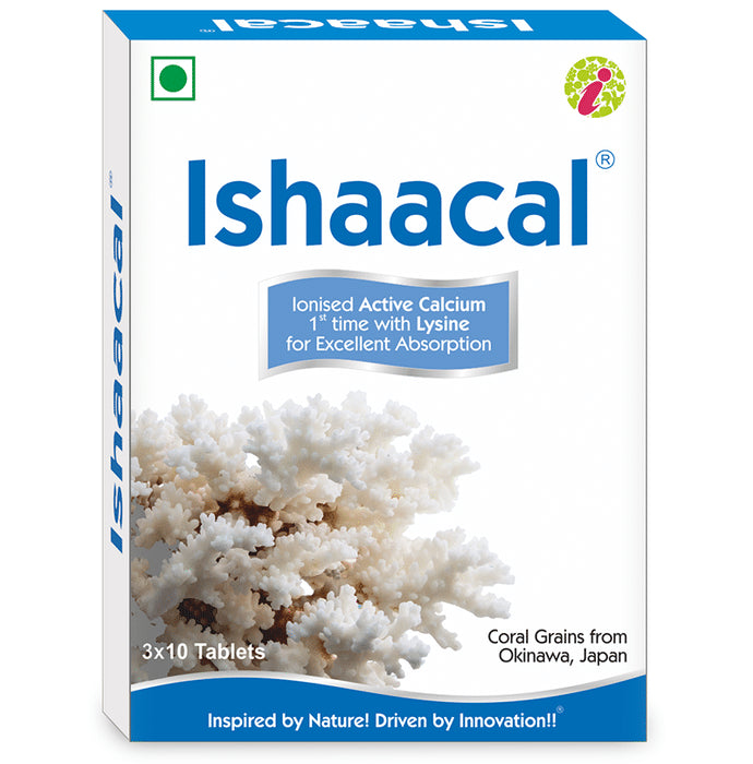 Ishaacal Lysine,Calcium & Vitamin D Tablet - Classic Derma