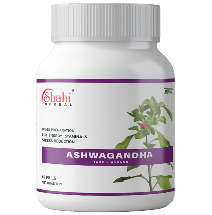 Shahi Herbal Ashwagandha Habb E Asgand Tablet (60 Each)