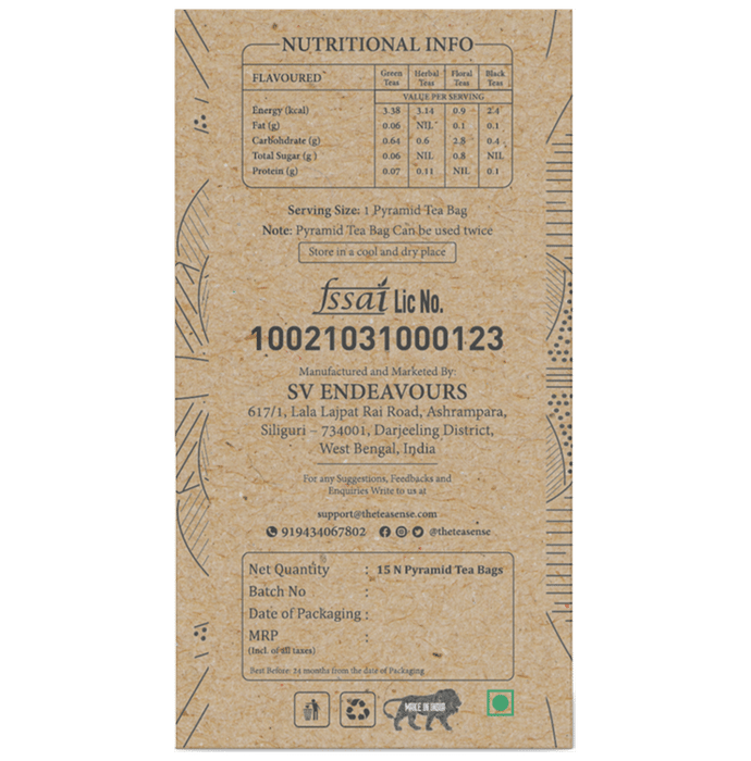 Tea Sense Harmony of The Sense Green Tea Himalayan