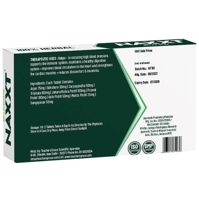 Teachers' Grace Naxxt Tablet for High Blood Pressure Control