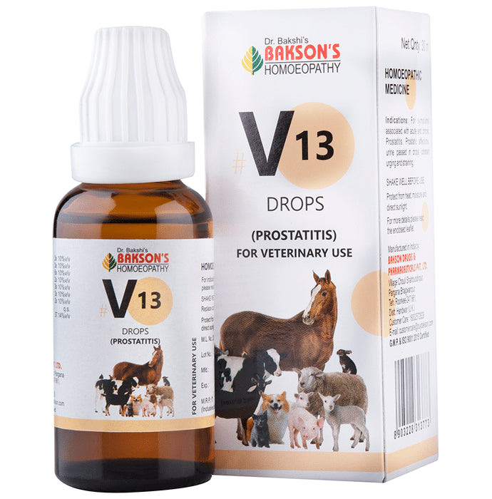 Bakson's Homeopathy V13 Prostatitis Drop - Classic Derma