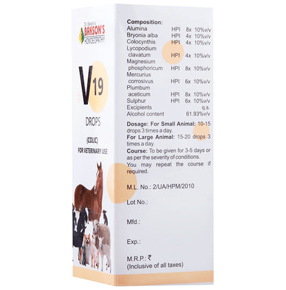 Bakson's Homeopathy V19 Colic Drop