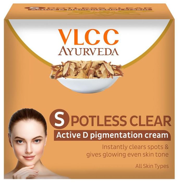 Buy VLCC Ayurveda Spotless Clear Active D Pigmentation Cream Online ...