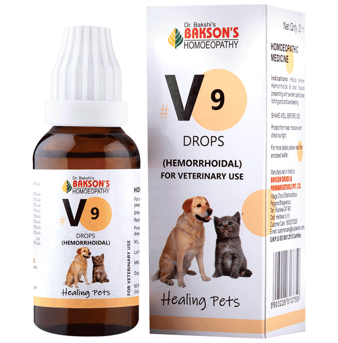 Bakson's Homeopathy V9 Hemorrhoidal Drop - Classic Derma