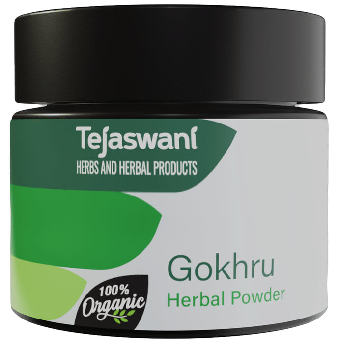 Tejaswani Herbs and Herbal Products Gokhru Powder - Classic Derma