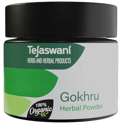 Tejaswani Herbs and Herbal Products Gokhru Powder - Classic Derma