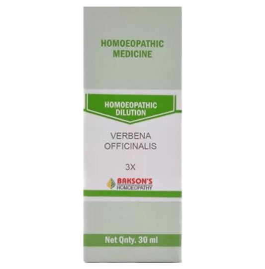 Bakson's Homeopathy Verbena Officinalis Dilution 3X - Classic Derma