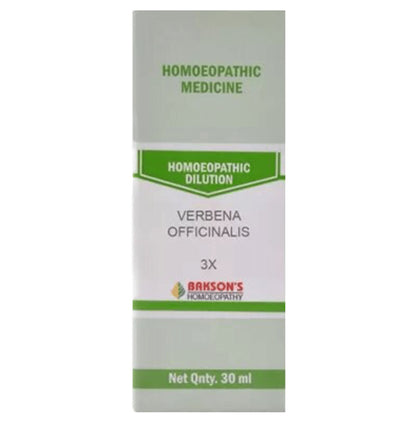 Bakson's Homeopathy Verbena Officinalis Dilution 3X