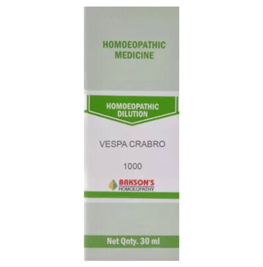 Bakson's Homeopathy Vespa Crabro Dilution 1000 CH - Classic Derma