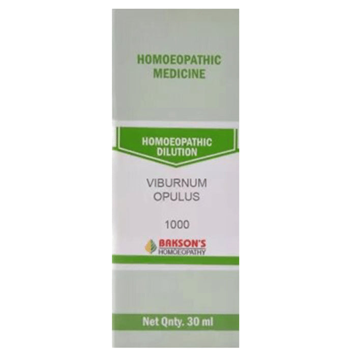 Bakson's Homeopathy Viburnum Opulus Dilution 1000 CH - Classic Derma