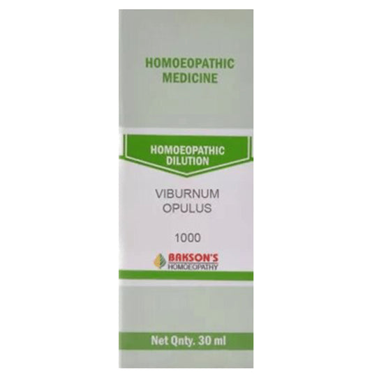 Bakson's Homeopathy Viburnum Opulus Dilution 1000 CH - Classic Derma