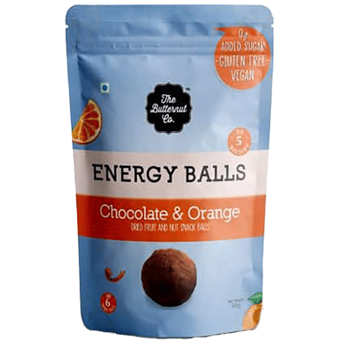 The Butternut Co. Energy Balls (288gm Each) Chocolate & Orange - Classic Derma