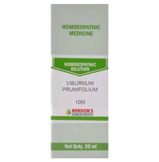 Bakson's Homeopathy Viburnum Prunifolium Dilution 10M - Classic Derma