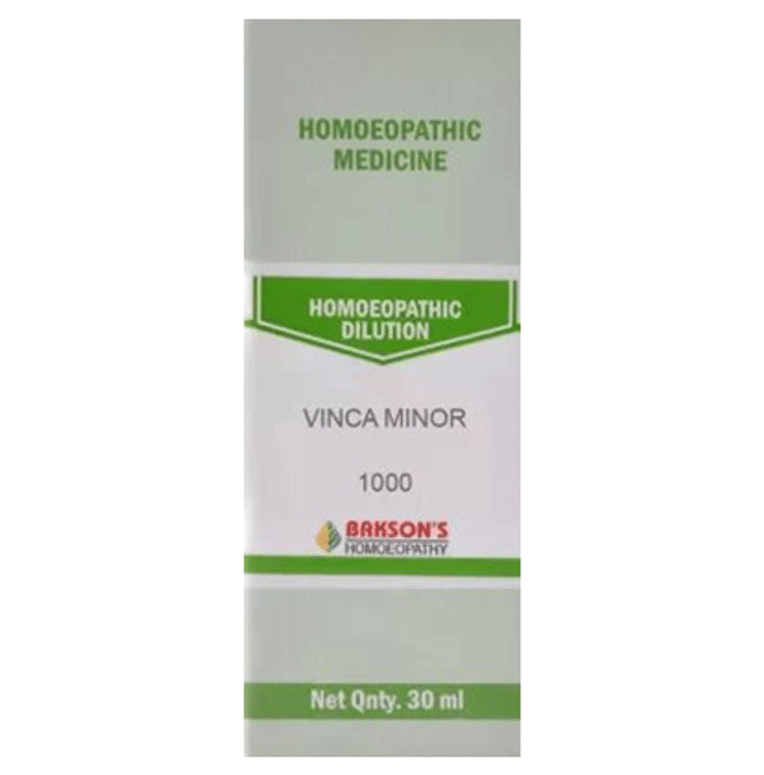 Bakson's Homeopathy Vinca Minor Dilution 1000 CH - Classic Derma