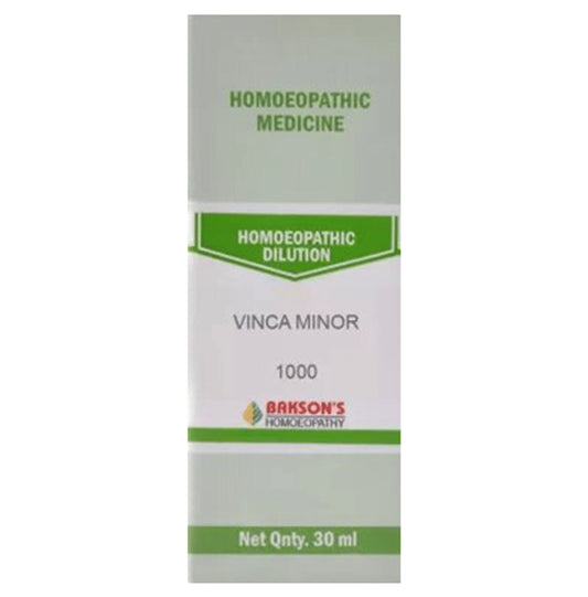 Bakson's Homeopathy Vinca Minor Dilution 1000 CH - Classic Derma