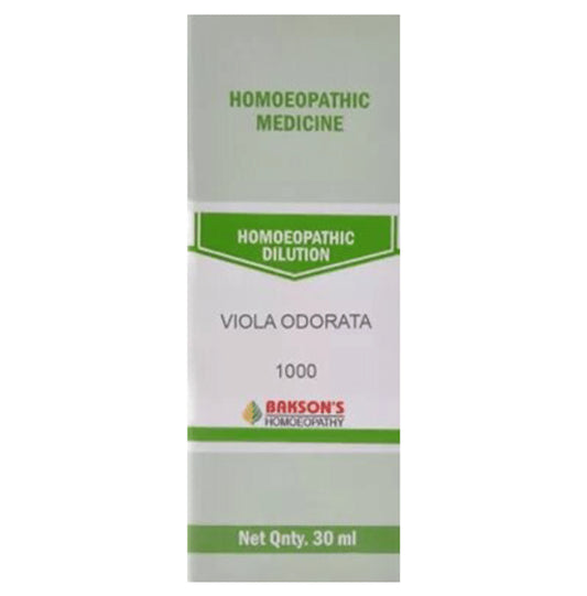 Bakson's Homeopathy Viola Odorata Dilution 1000 CH - Classic Derma