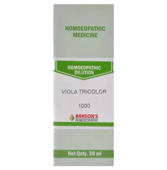 Bakson's Homeopathy Viola Tricolor Dilution 1000 CH - Classic Derma
