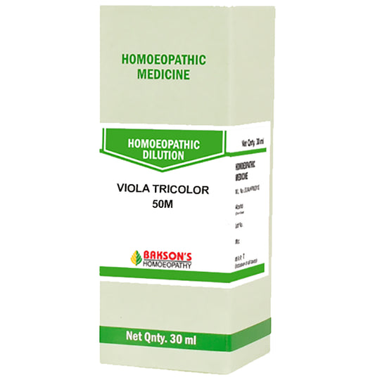 Bakson's Homeopathy Viola Tricolor Dilution 50M - Classic Derma