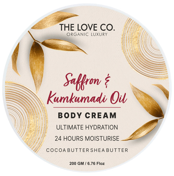 The Love Co. Saffron & Kumkumadi Oil Body Cream - Classic Derma